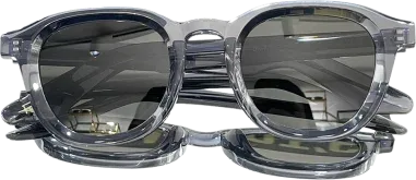 Lunettes de soleil Moscot DAHVEN rondes en acétate — vue 11