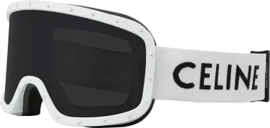 Masque de Ski Celine Blanc Mat à Clous