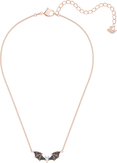 Collier Prosperity Swarovski - Double Pendentif Or Rose — vue 4