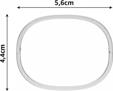 Bracelet Jonc Emporio Armani Acier Argenté — vue 3