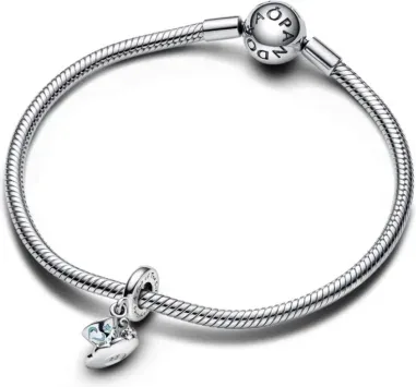 Charm Tasse de Thé Pandora - Argent 925 et Émail Bleu — vue 4