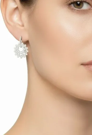 Boucles d'oreilles Asymétriques Up And Down APM Monaco — vue 3