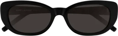 Lunettes de soleil ovales Betty Saint Laurent — vue 2