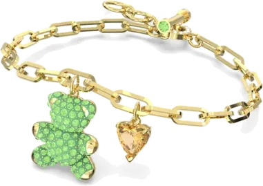 Bracelet Teddy Swarovski Plaqué Or Rose — vue 6