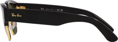 Lunettes de soleil Ray-Ban Mega Clubmaster noires — vue 3