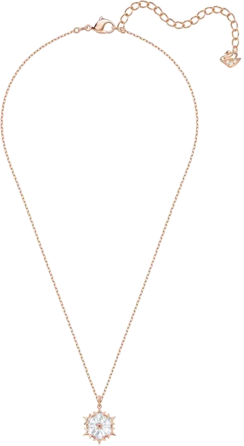 Collier Swarovski Magic Flocon de Neige Plaqué Or Rose — vue 3