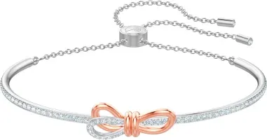Bracelet Jonc Lifelong Bow - Cristaux Blancs