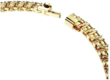 Bracelet Tennis Matrix Swarovski - Cristaux Jaune Solaire — vue 3