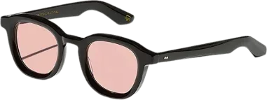 Lunettes de soleil Moscot DAHVEN rondes en acétate — vue 8