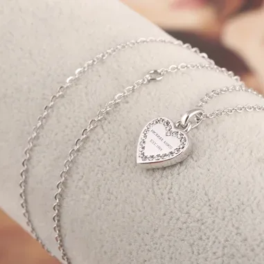Collier Cœur Michael Kors Argenté aux Cristaux — vue 5