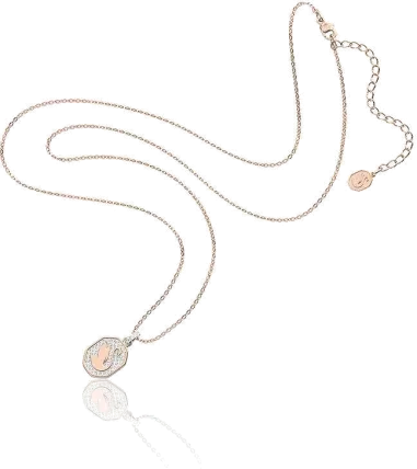 Collier Signum Or Rose et Cristaux Blancs — vue 3