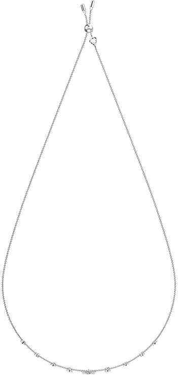 Collier Magic Flocon de Neige - Cristaux Swarovski Rhodié — vue 3