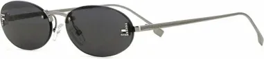 Lunettes de soleil First Fendi - Monture ovale métal — vue 11