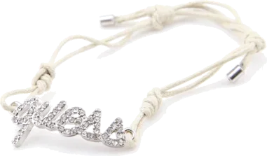 Bracelet cordon Guess à logo cristallisé — vue 7