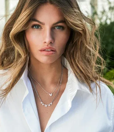 Collier Papillon APM Monaco - Argent 925 et Cristaux — vue 2