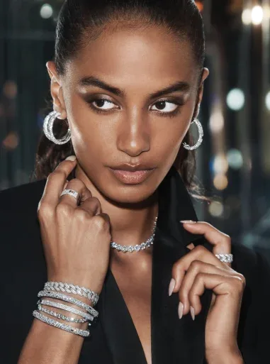Bracelet Gourmette Michael Kors Pavé d'Argent Sterling — vue 4