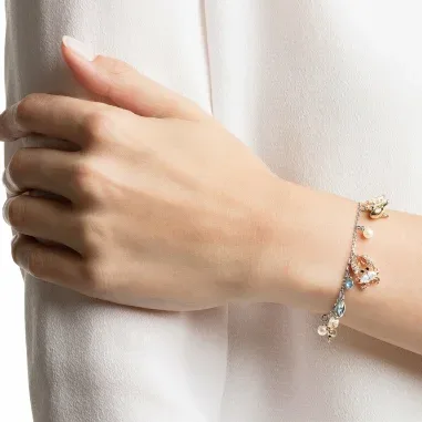 Bracelet Ocean Swarovski - Cristaux Multicolores Rhodié — vue 4